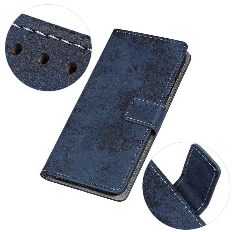 Leren Hoesje voor Xiaomi Redmi Note 10 Pro Cyrius Kunstleer Vintage