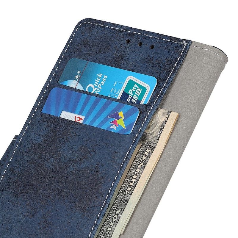 Leren Hoesje voor Xiaomi Redmi Note 10 Pro Cyrius Kunstleer Vintage