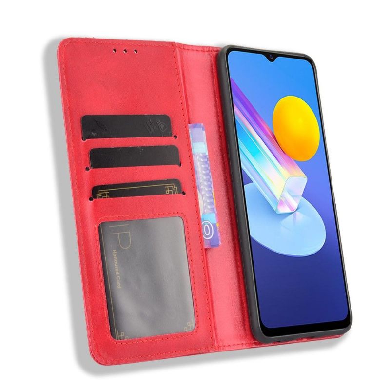 Cover voor Vivo Y72 5G Anti-fall De Lederen Stijl Cirénius