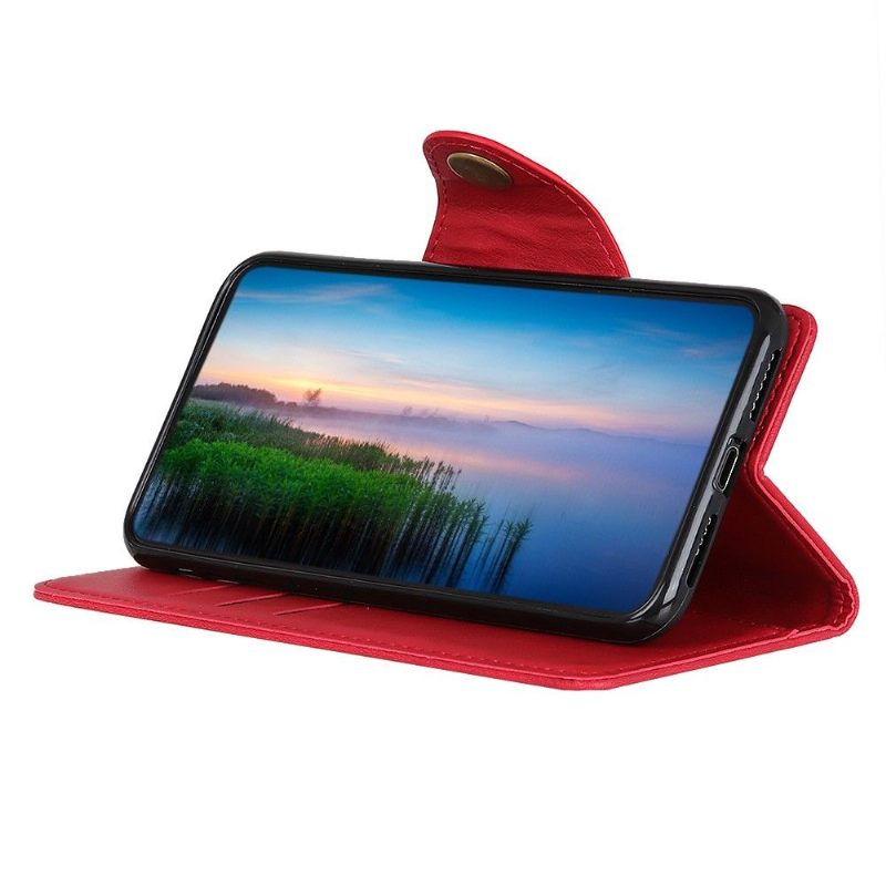 Flip Case voor Xiaomi Redmi Note 10 5G / Poco M3 Pro Volledig Beschermend Mat Kunstleer