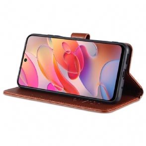 Folio-hoesje voor Xiaomi Redmi Note 10 5G / Poco M3 Pro Anti-fall Azns Kunstleer