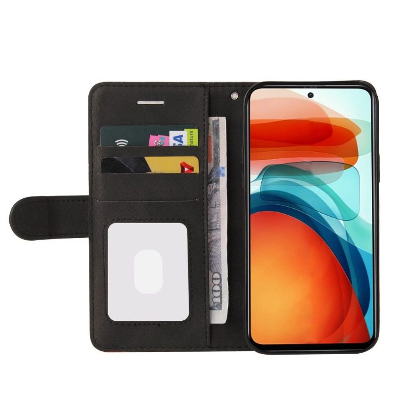 Folio-hoesje voor Xiaomi Redmi Note 10 5G / Poco M3 Pro Bicolor Artistiek