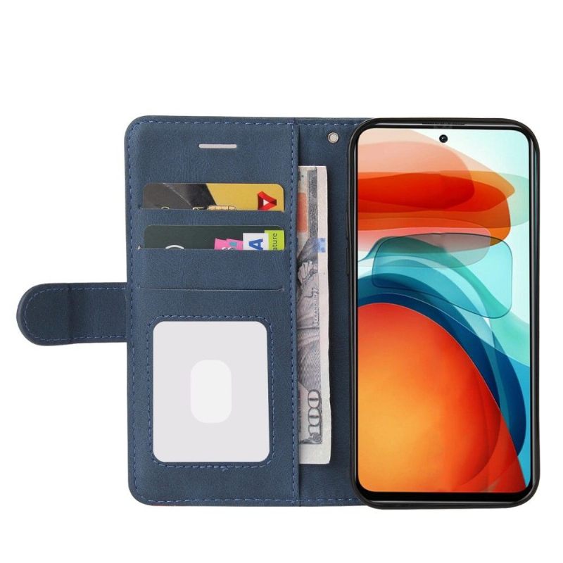 Folio-hoesje voor Xiaomi Redmi Note 10 5G / Poco M3 Pro Bicolor Artistiek