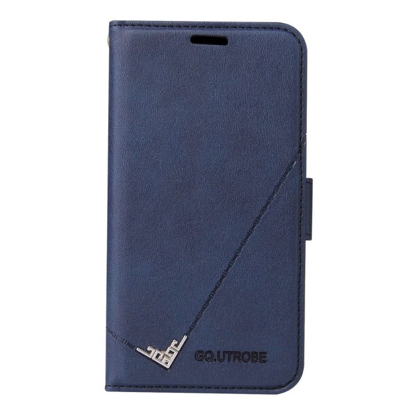 Folio-hoesje voor Xiaomi Redmi Note 10 5G / Poco M3 Pro Gq.utrobe Klassiek