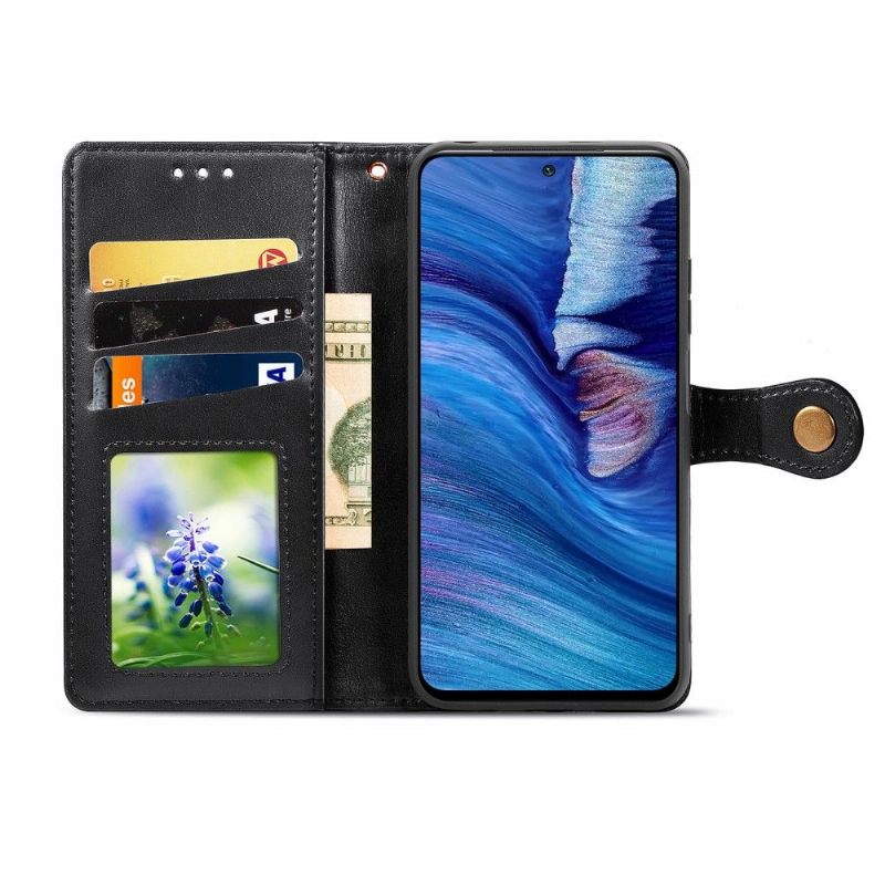 Folio-hoesje voor Xiaomi Redmi Note 10 5G / Poco M3 Pro Indila Kunstleer Kaarthouder