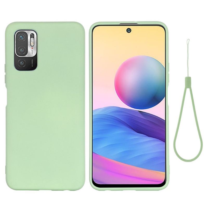 Telefoonhoesje voor Xiaomi Redmi Note 10 5G / Poco M3 Pro Bescherming Puro Vloeibare Siliconen