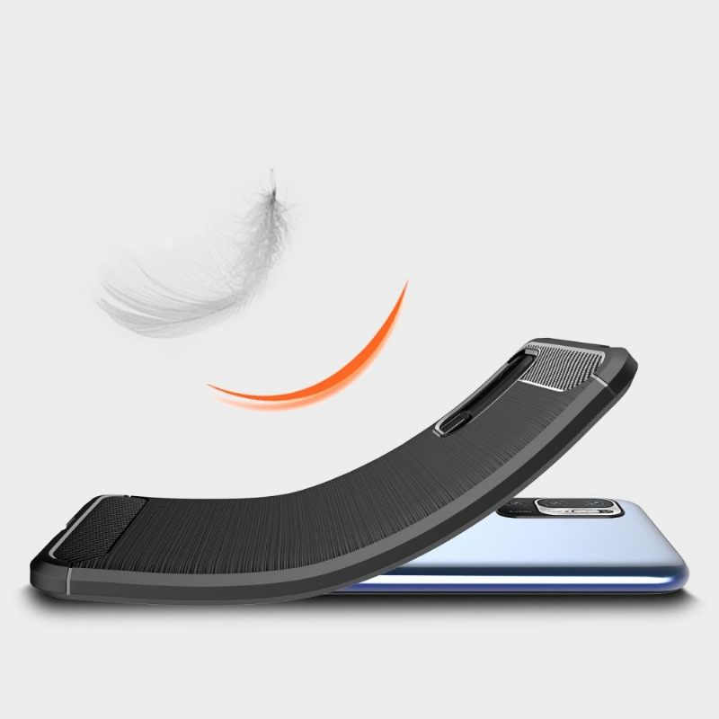 Telefoonhoesje voor Xiaomi Redmi Note 10 5G / Poco M3 Pro Geborsteld Siliconeneffect