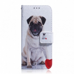 Folio-hoesje voor OnePlus 10 Pro 5G Mops Hond