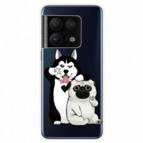 Hoesje voor OnePlus 10 Pro 5G Grappige Honden
