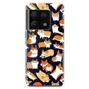 Telefoonhoesje voor OnePlus 10 Pro 5G Meerdere Honden