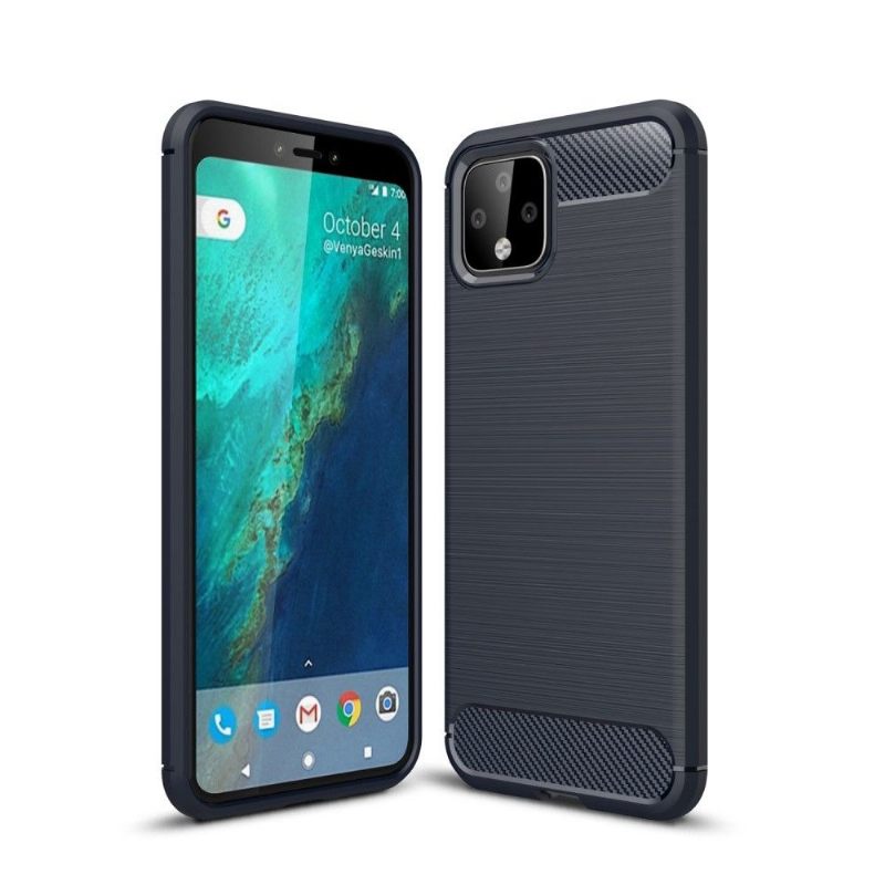 Hoesje voor Google Pixel 4 XL Geborsteld Koolstof