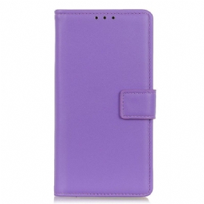Flip Case voor Xiaomi 13 Lite Effen Kunstleer