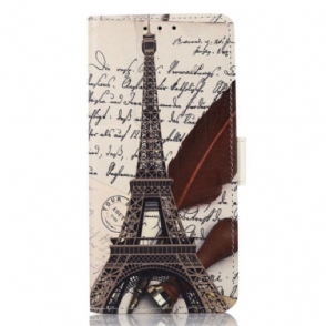 Folio-hoesje voor Xiaomi 13 Lite Dichters Eiffeltoren