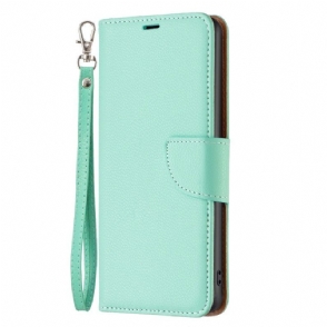 Folio-hoesje voor Xiaomi 13 Lite Lychee Schuine Sluiting