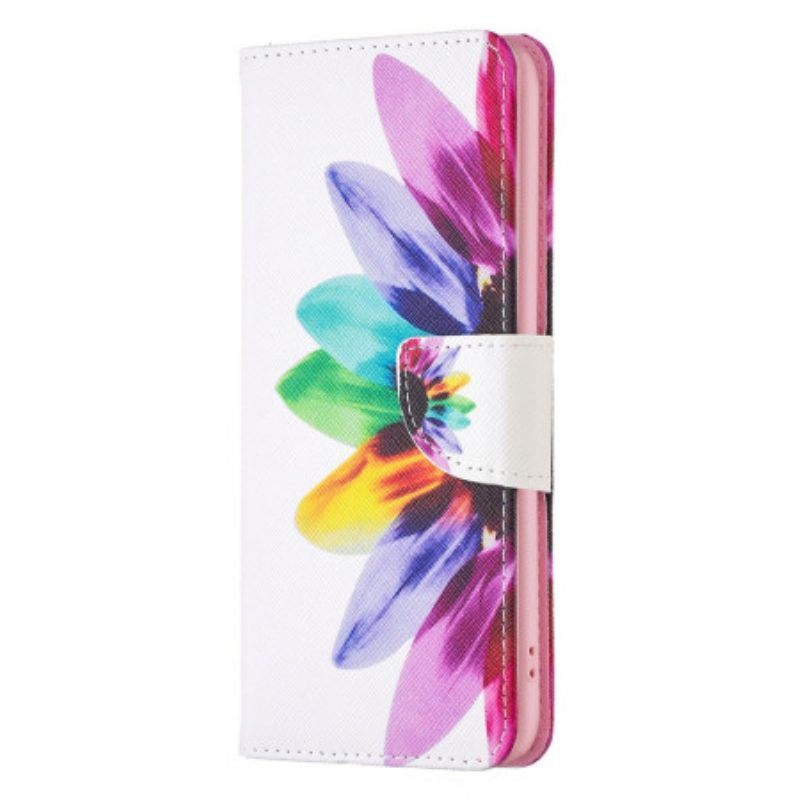 Folio-hoesje voor Xiaomi 13 Lite Waterverf Bloem