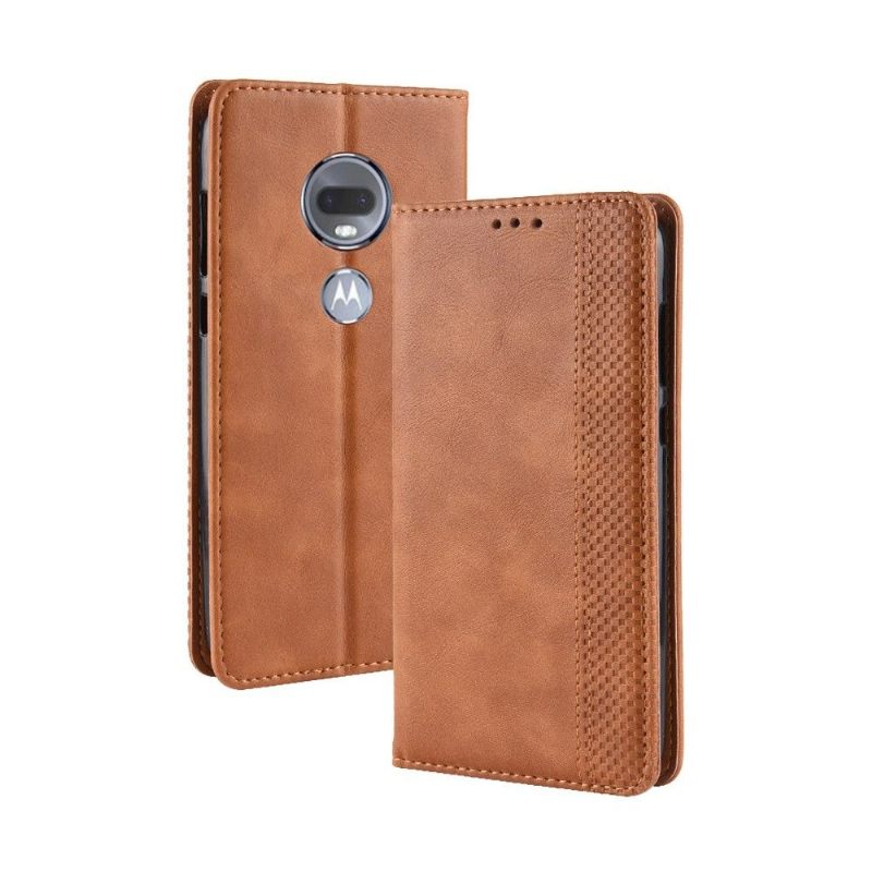 Cover voor Motorola Moto G7 Leerstijl Le Cirénius