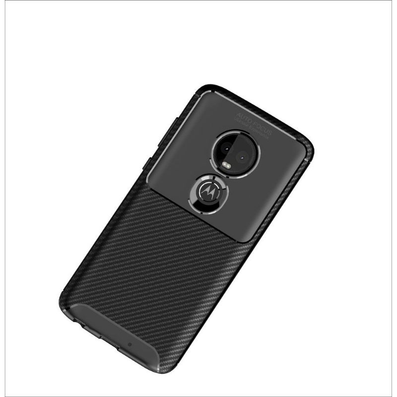 Hoesje voor Motorola Moto G7 Koolstofgel