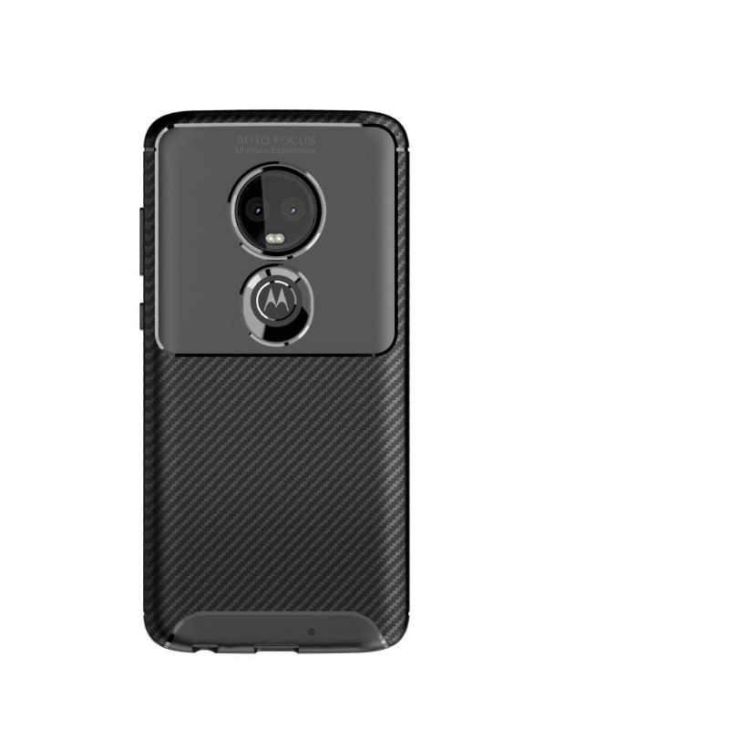 Hoesje voor Motorola Moto G7 Koolstofgel