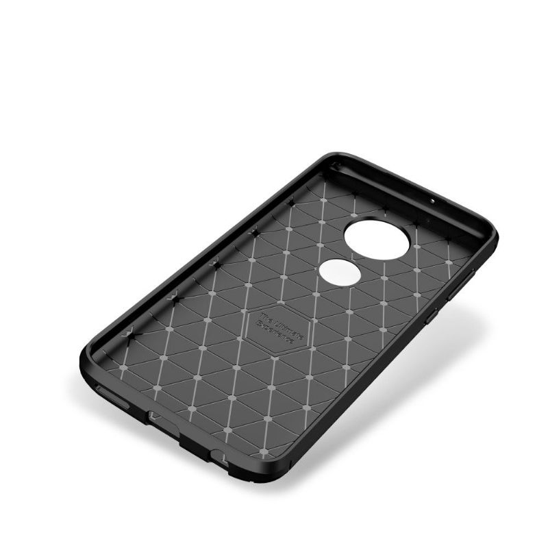 Hoesje voor Motorola Moto G7 Koolstofgel