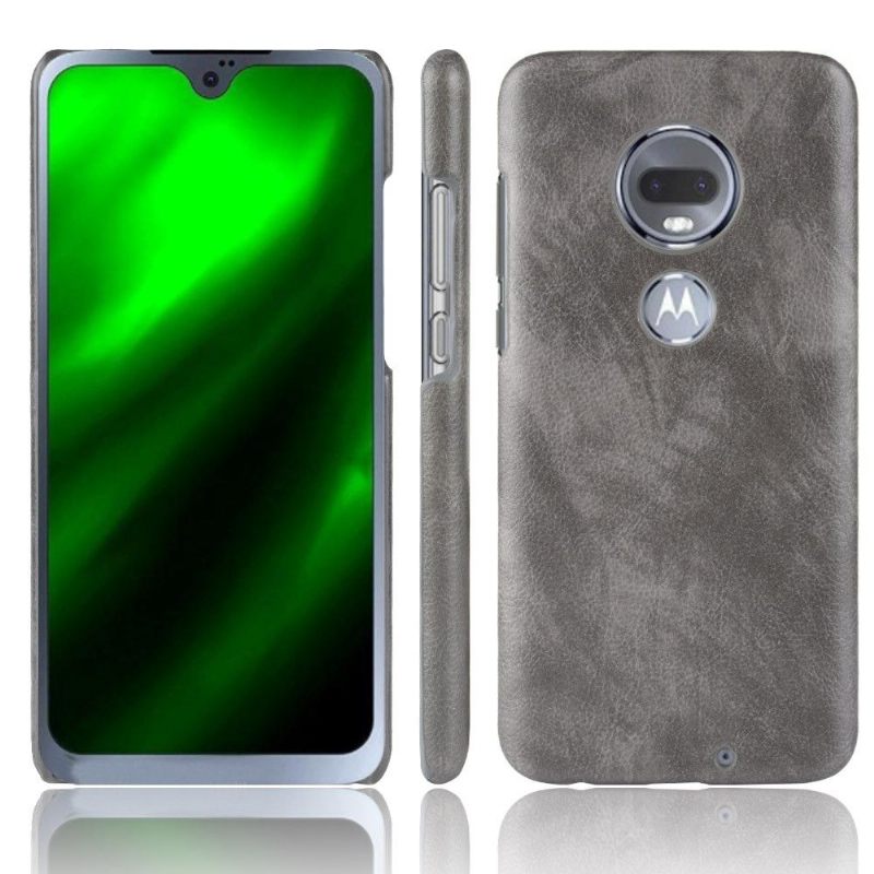 Hoesje voor Motorola Moto G7 Leereffect