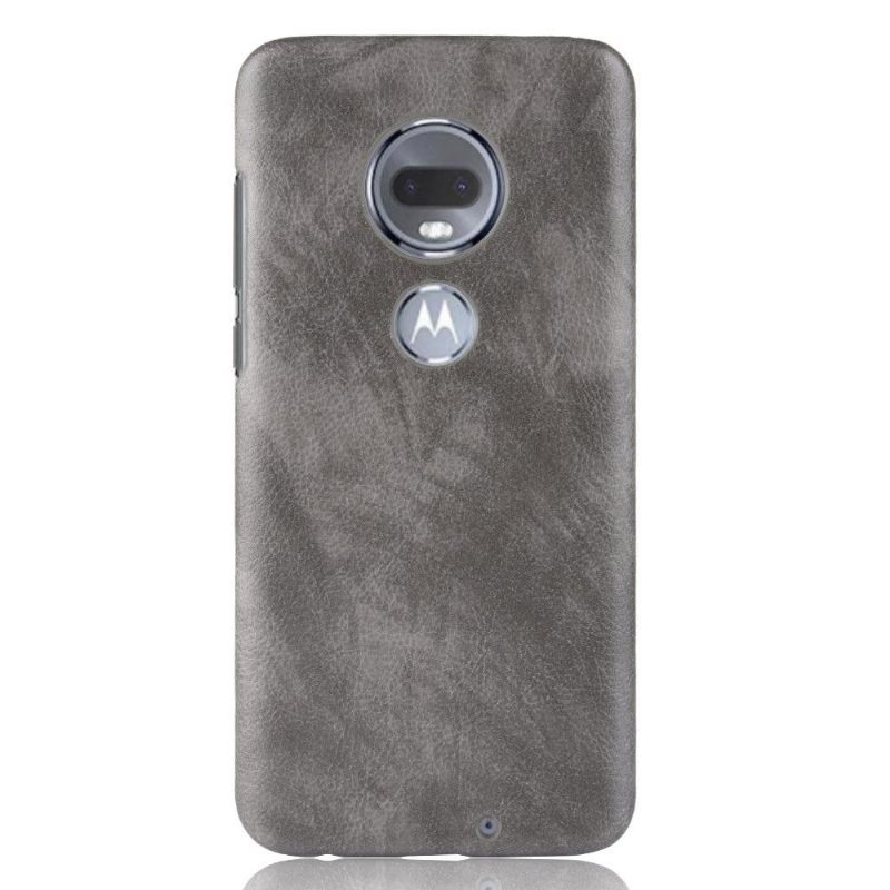 Hoesje voor Motorola Moto G7 Leereffect