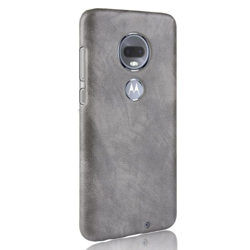 Hoesje voor Motorola Moto G7 Leereffect