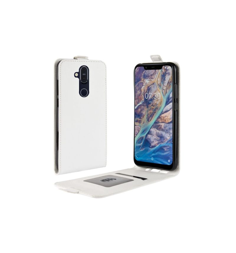 Folio-hoesje voor Nokia 8.1 Kunstleer Verticaal