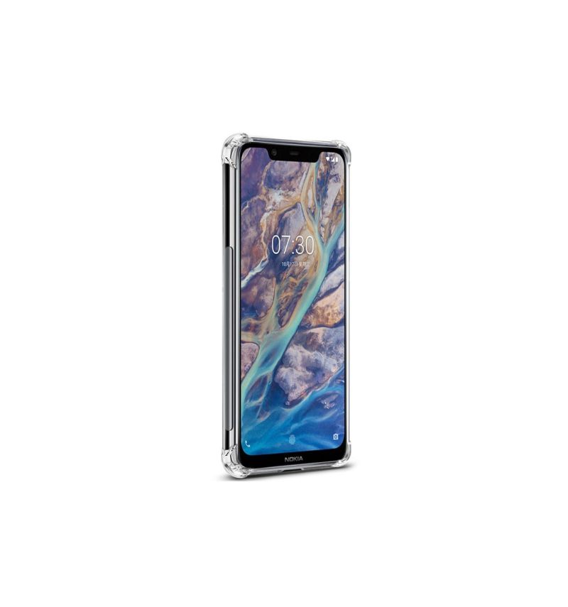 Telefoonhoesje voor Nokia 8.1 Bescherming Transparante Klasse Beschermen