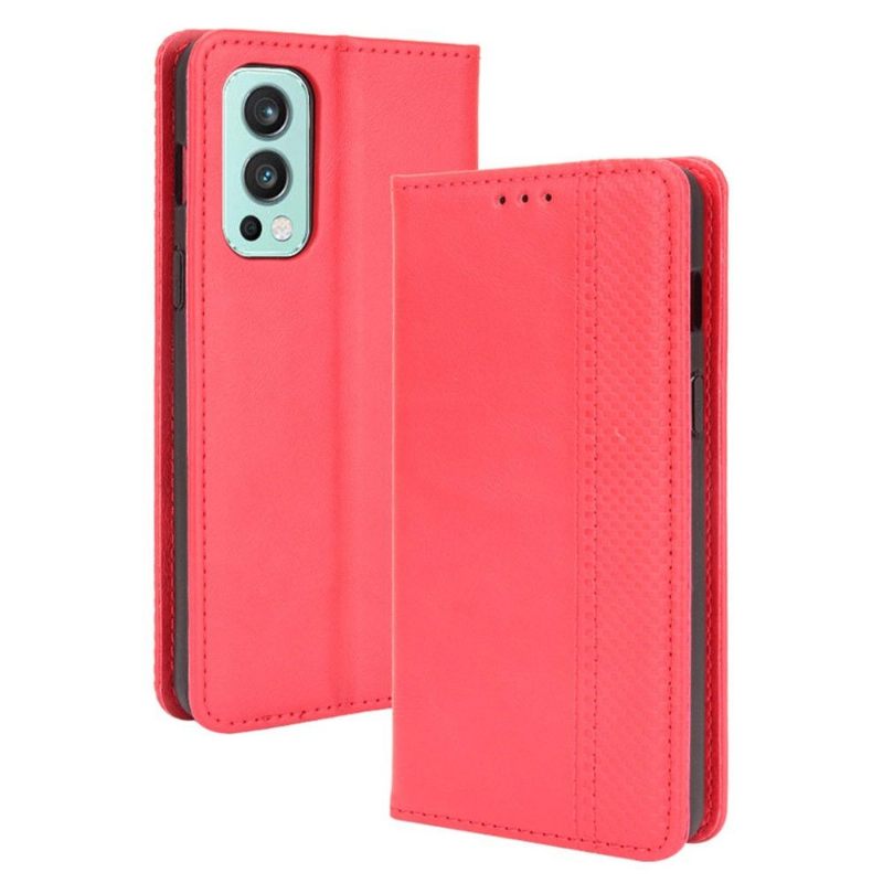 Cover voor OnePlus Nord 2 5G De Lederen Stijl Cirénius