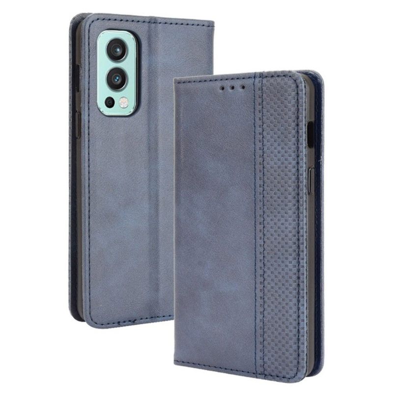 Cover voor OnePlus Nord 2 5G De Lederen Stijl Cirénius