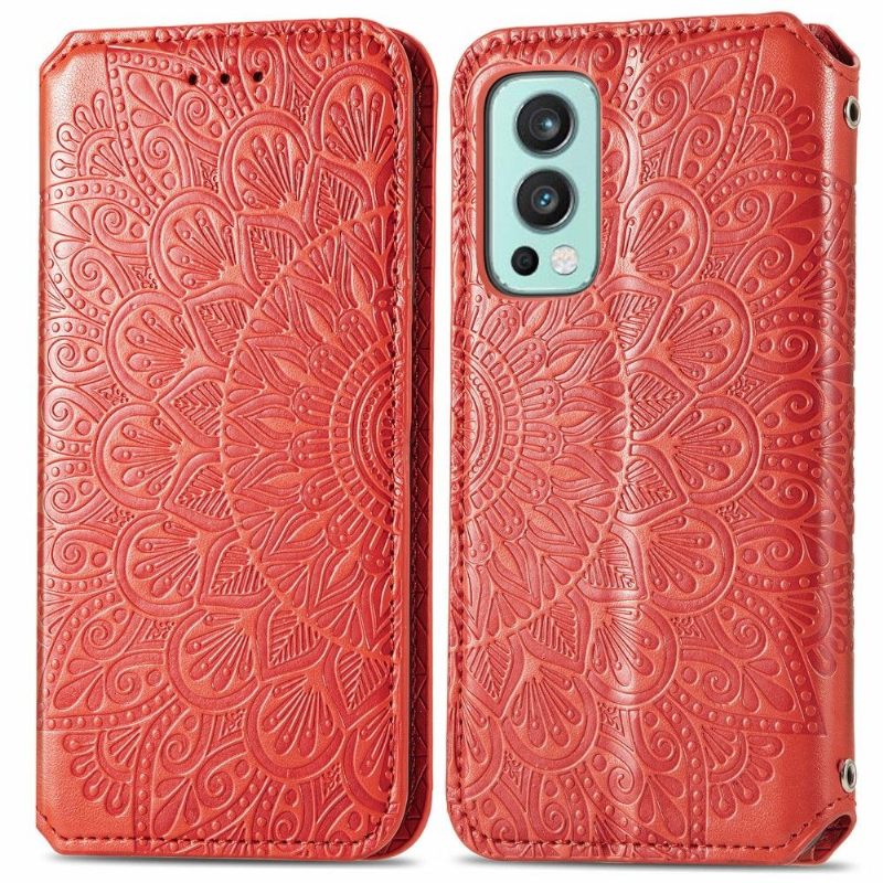 Folio-hoesje voor OnePlus Nord 2 5G Anti-fall Chique Mandala