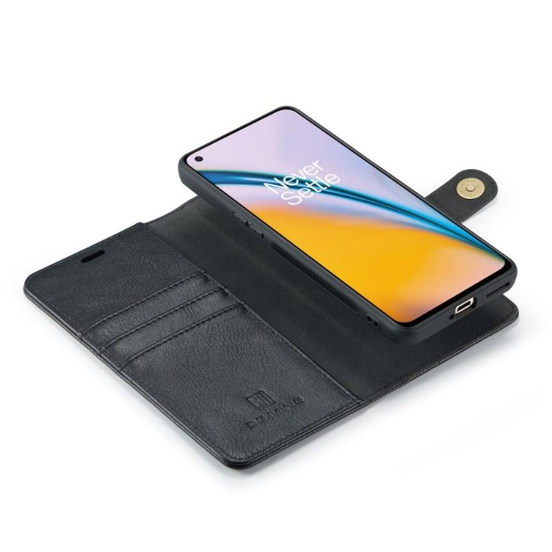 Hoesje Folio-hoesje voor OnePlus Nord 2 5G Bescherming Hoesje 2 in 1 Afneembaar