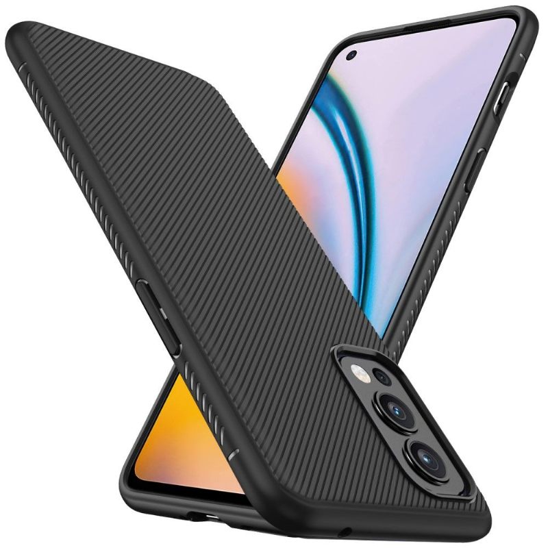 Hoesje voor OnePlus Nord 2 5G Anti-fall Silicone Streak Effect