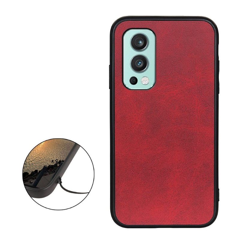 Hoesje voor OnePlus Nord 2 5G Anti-fall Vintage Kunstleer Jazz