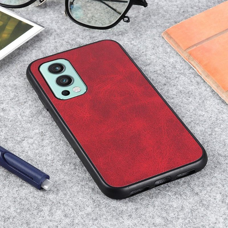 Hoesje voor OnePlus Nord 2 5G Anti-fall Vintage Kunstleer Jazz