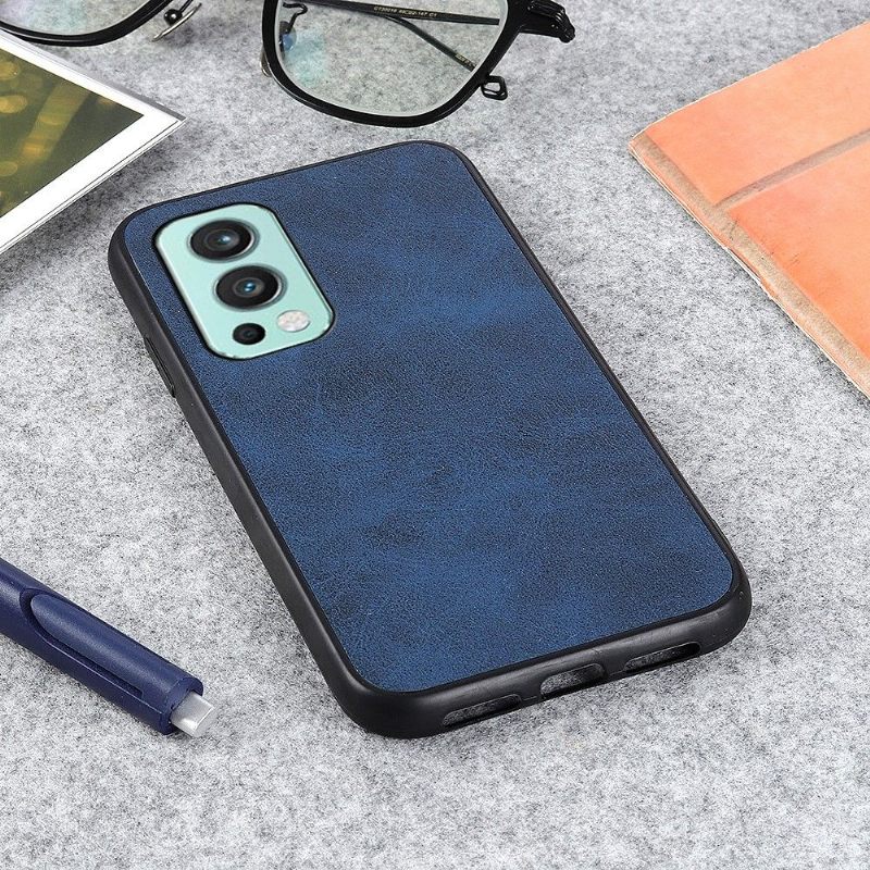 Hoesje voor OnePlus Nord 2 5G Anti-fall Vintage Kunstleer Jazz