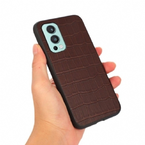 Hoesje voor OnePlus Nord 2 5G Chique Croco