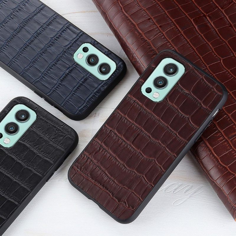 Hoesje voor OnePlus Nord 2 5G Chique Croco