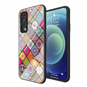 Hoesje voor OnePlus Nord 2 5G Mandala-caleidoscoop Met Standaard