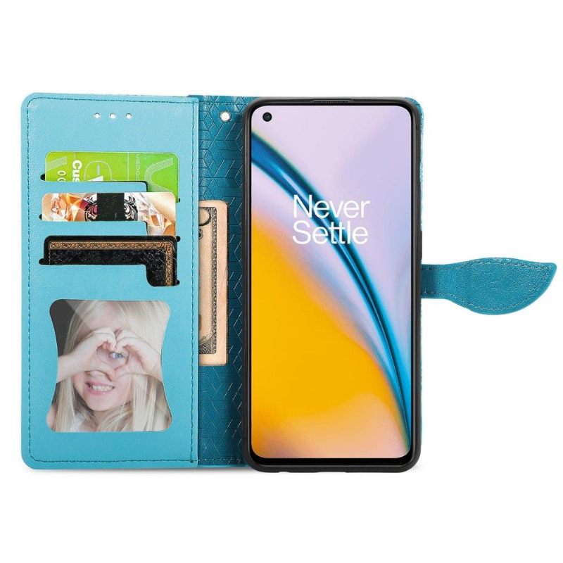 Leren Hoesje voor OnePlus Nord 2 5G Bescherming Mandalablad