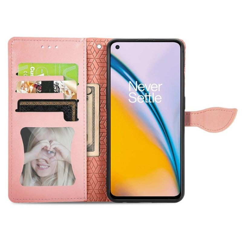 Leren Hoesje voor OnePlus Nord 2 5G Bescherming Mandalablad