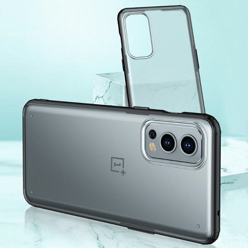 Telefoonhoesje voor OnePlus Nord 2 5G Bescherming Armor Series Semi Clear