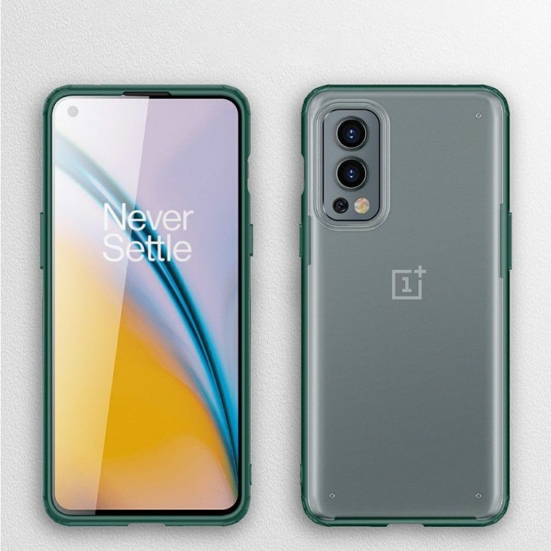 Telefoonhoesje voor OnePlus Nord 2 5G Bescherming Armor Series Semi Clear