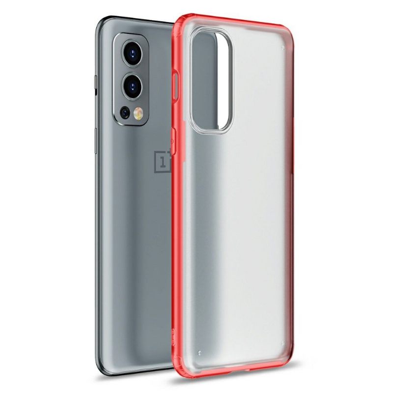 Telefoonhoesje voor OnePlus Nord 2 5G Bescherming Armor Series Semi Clear