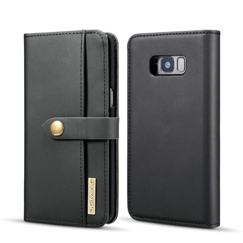 Hoesje Cover voor Samsung Galaxy S8 Leer Met Verwijderbare Schaal