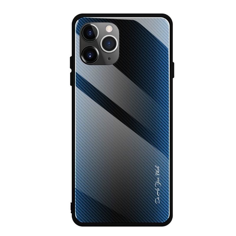 Hoesje voor iPhone 11 Pro Achterkant Van Koolstofglas