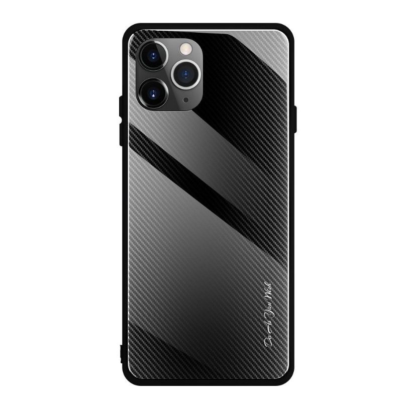 Hoesje voor iPhone 11 Pro Achterkant Van Koolstofglas