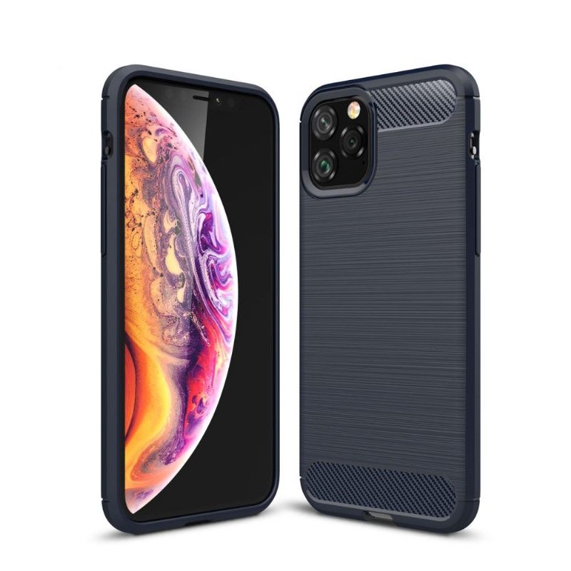 Telefoonhoesje voor iPhone 11 Pro Bescherming Gel Geborsteld