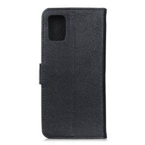 Flip Case voor OnePlus 8T Khazneh Lederen Effect Kaarthouder