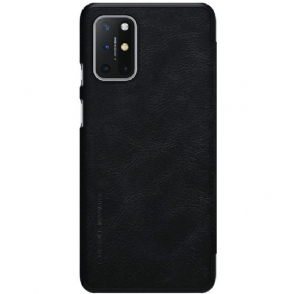 Flip Case voor OnePlus 8T Qin-serie Leereffect